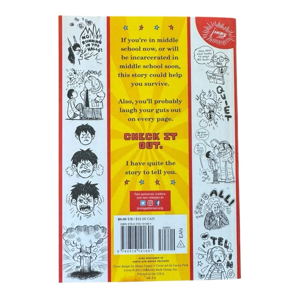 Middle School, The Worst Years of My Life  Paperback James Patterson‎